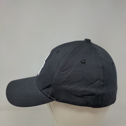 PT Poker Fitted Hat Black L/XL Embroidered 6 Panel NU-Fit Patent by KC Caps
