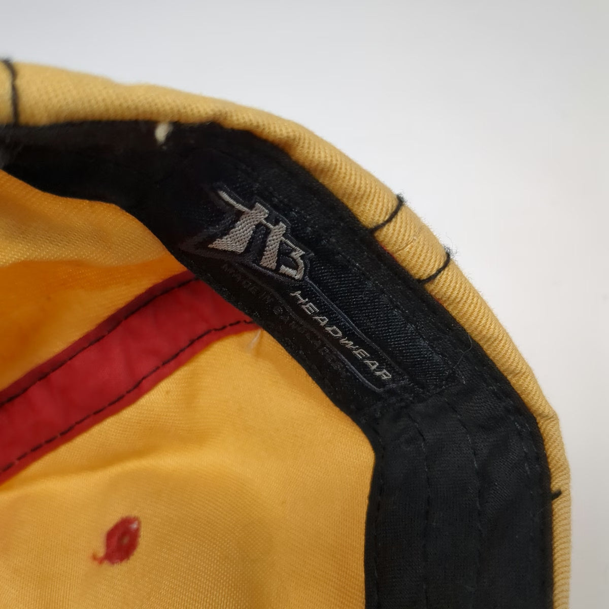 H3 Headwear Western Star Trucks Baseball Cap Black Yellow Red OS Hat Contrast