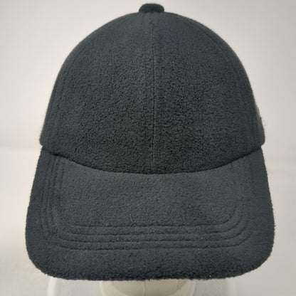 Turtle Fur Baseball Cap Black One Size Fleece Recycled Polyester Strapback Hat