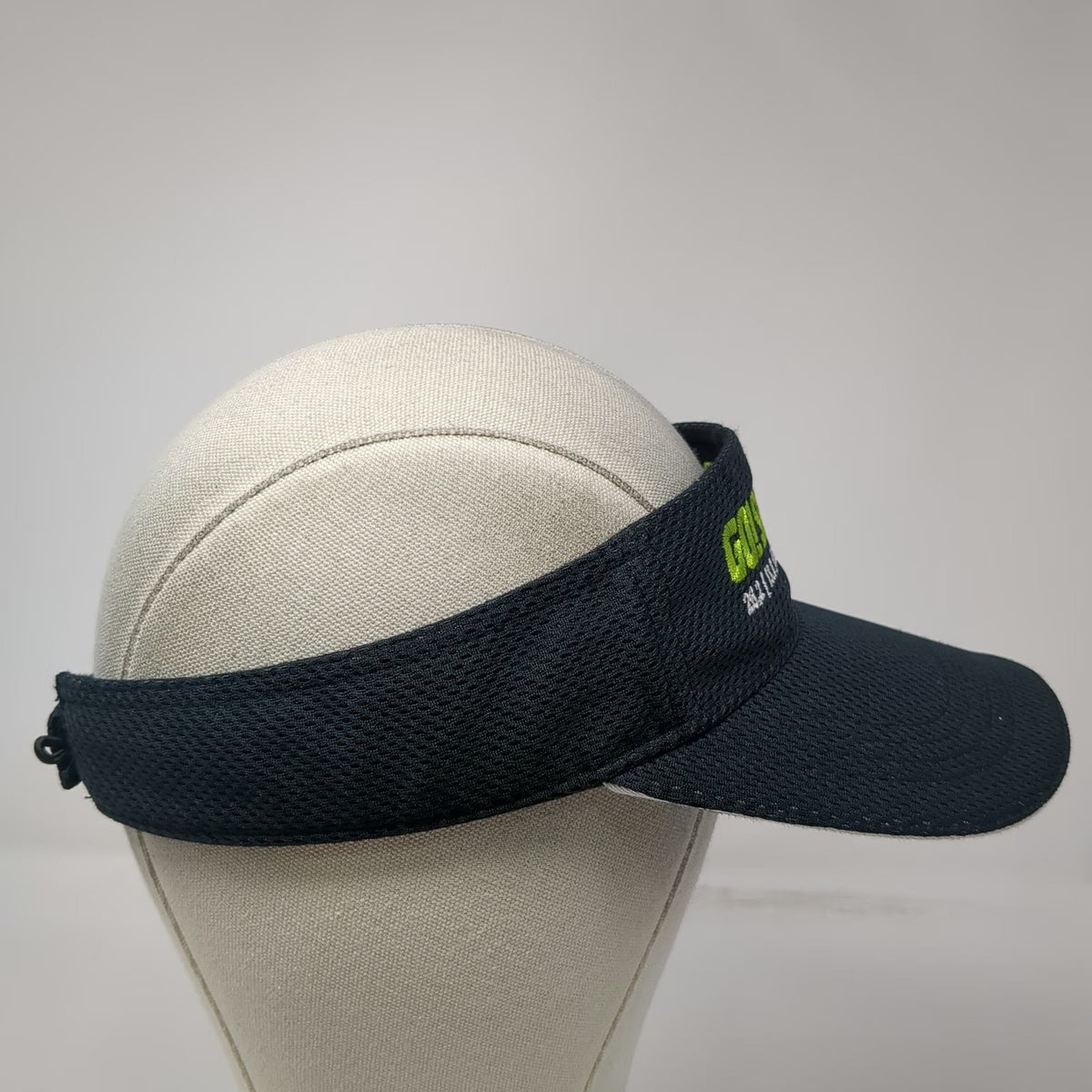 Headgear Visor Black One Size GO! St. Louis Marathon 26.2 13.1 Running Mesh Hat