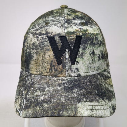 OTTO Baseball Cap Green One Size Camo Mossy Oak Key-Link Fencing Railing W Hat