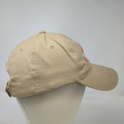 Apollo NFI Embroidered Logo Beige Baseball Cap One Size Adjustable Strapback Hat