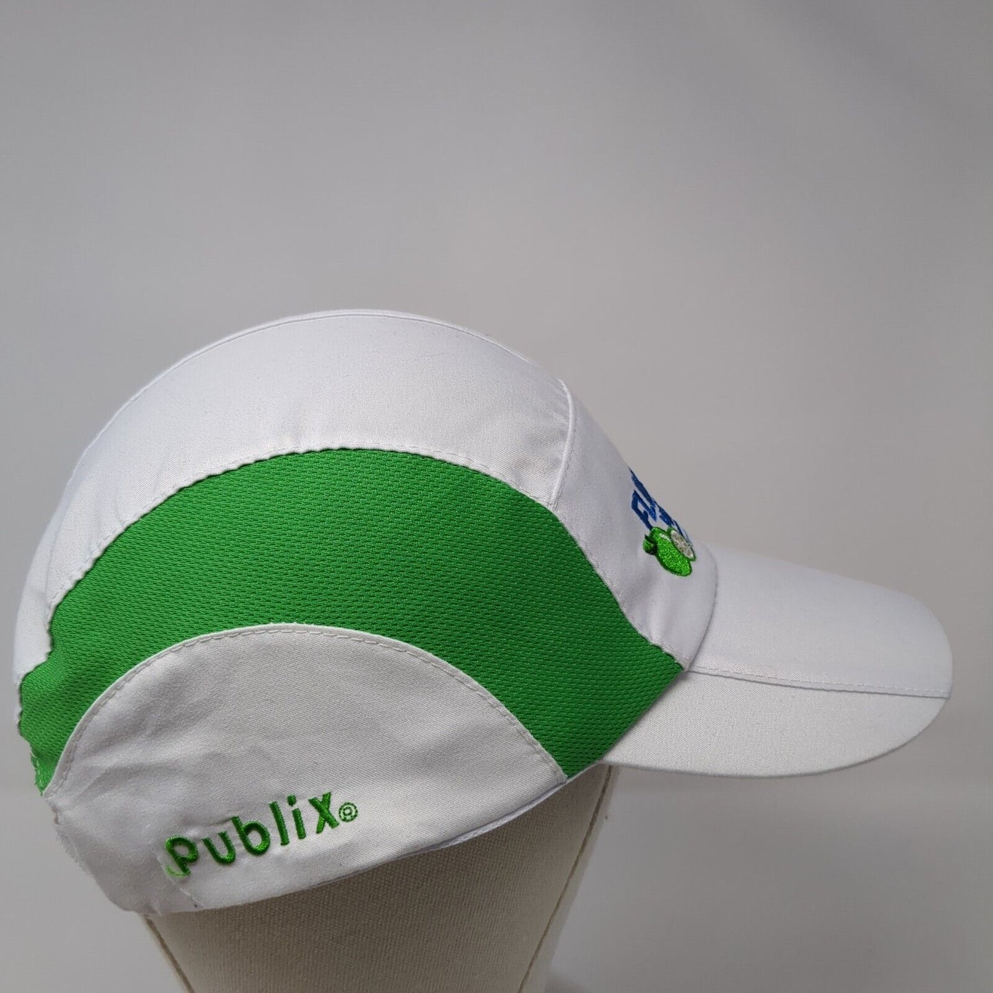 Florida Marathon & 1/2 Publix 5 Panel Cap White One Size Adjustable Embroidered
