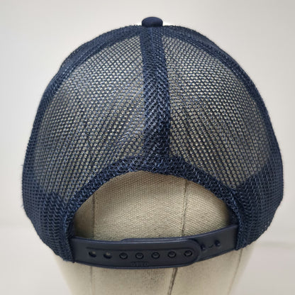 Otto Trucker Hat Blue One Size CASA Southwest Idaho Foam Mesh Back Snapback Rope