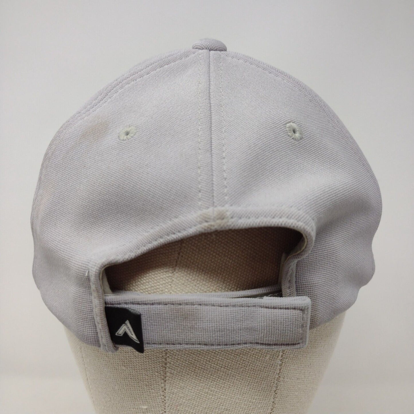 Raiger4 Construction Strapback Hat Gray OSFA Adjustable M2 Pacific Headwear