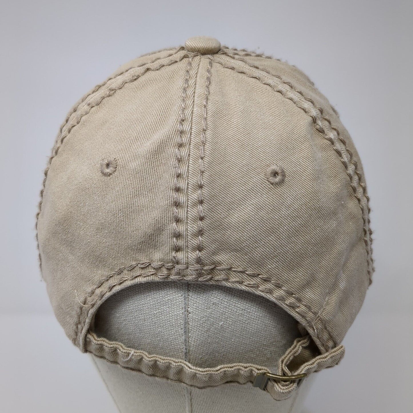 Live Laugh Love Slideback Hat Tan One Size Adjustable KB ETHOS 6 Panel