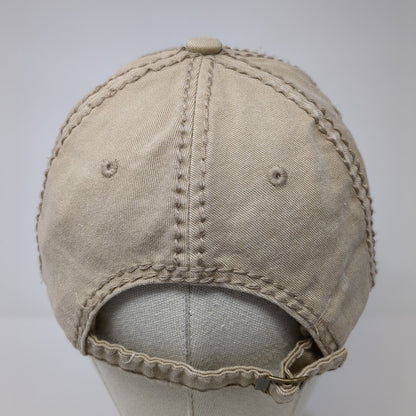 Live Laugh Love Slideback Hat Tan One Size Adjustable KB ETHOS 6 Panel