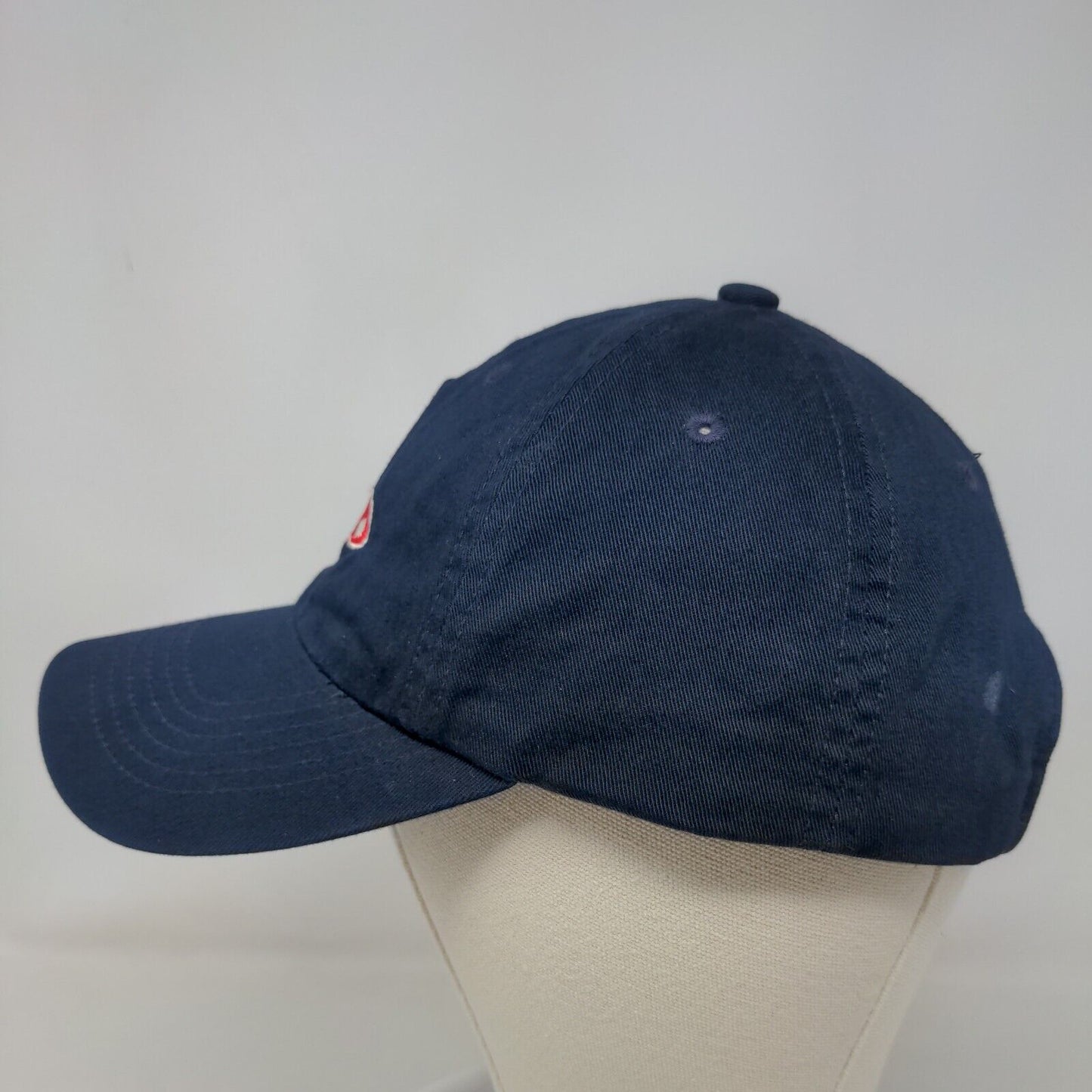 Headmaster Men's Strapback Hat Blue OSFA Boston Red Sox Embroidered Logo 59CM