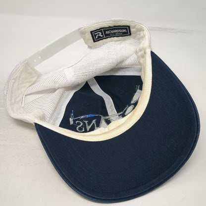 Richardson Trucker Hat Blue L Mesh Back Snapback Romans Precision Irrigation