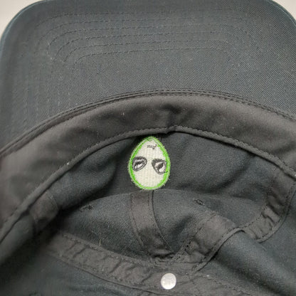 No Boundaries Baseball Cap Black One Size Alien Embroidered Slideback Hat
