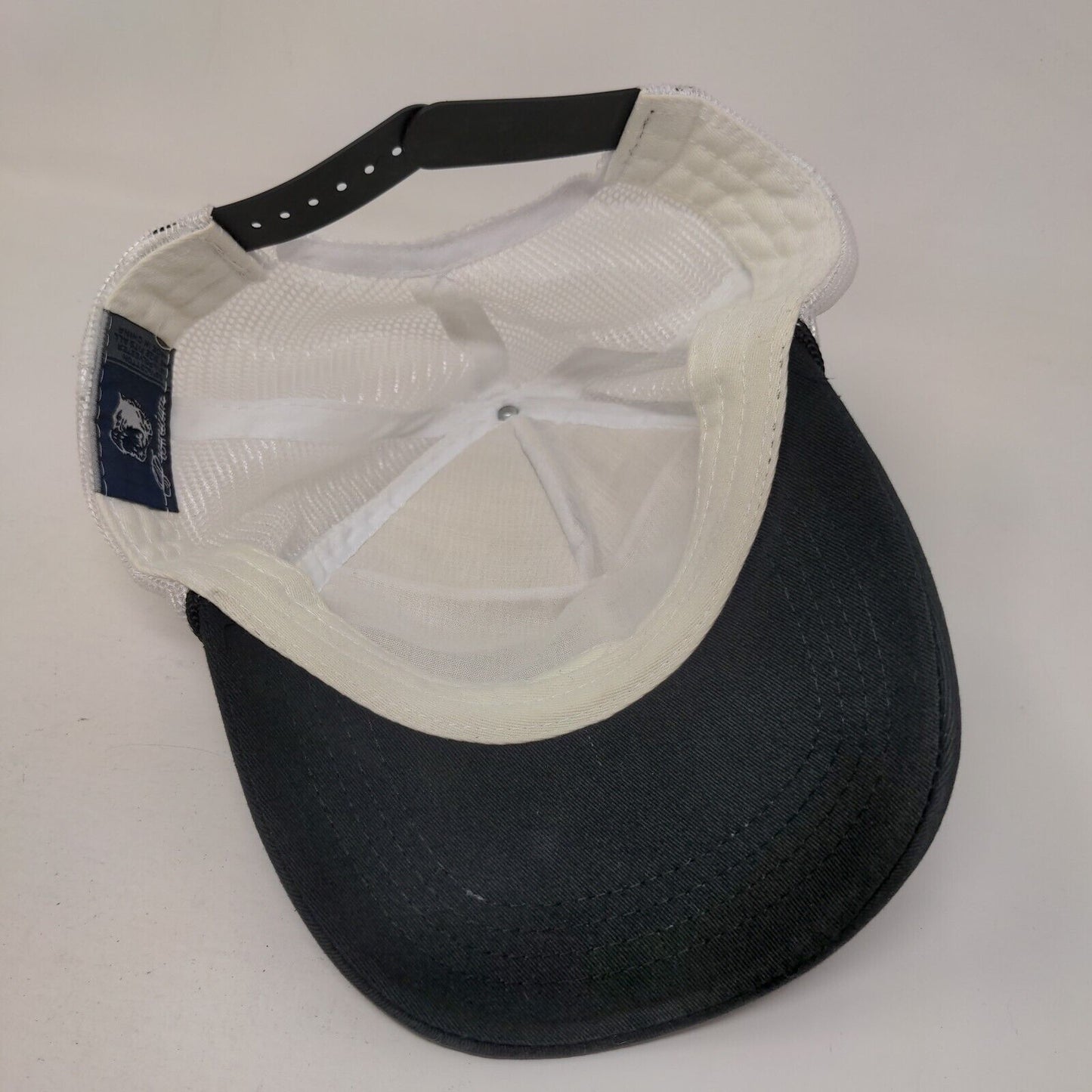 California Snapback Mesh Back Rope Trucker Hat OSFA Black Colorblock