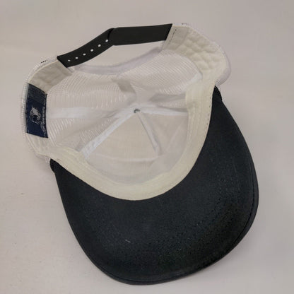 California Snapback Mesh Back Rope Trucker Hat OSFA Black Colorblock