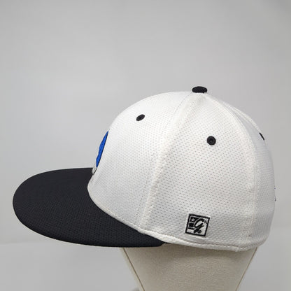 Ignite Fitted Hat White Small Embroidered Logo Colorblock The Game