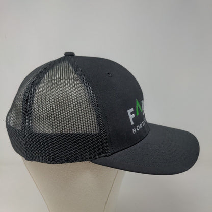 Richardson Men's Snapback Mesh Back Hat Black Embroidered Fargo Style 112