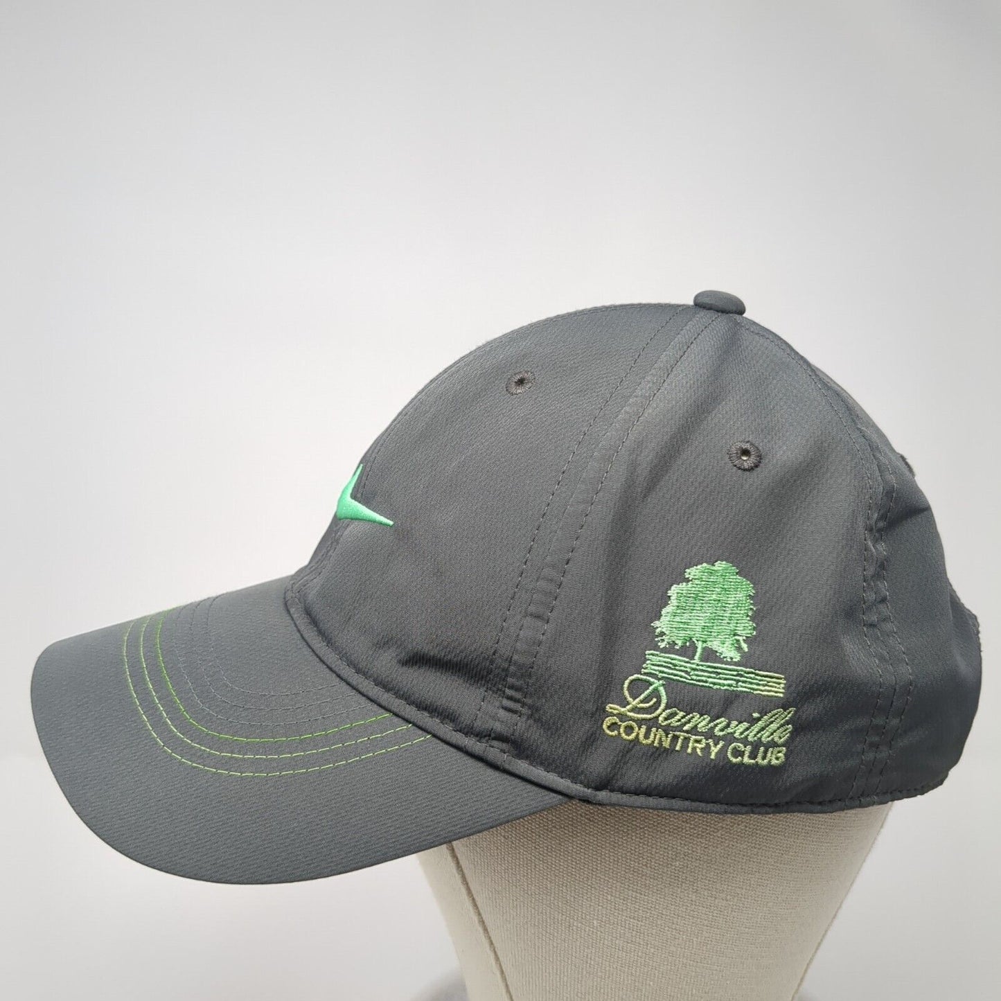 Nike Golf Snapback Hat Gray One Size Adjustable Danville Country Club