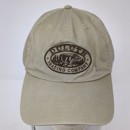 Duluth Trading Company Slideback Hat Tan M/L Adjustable Embroidered Cotton