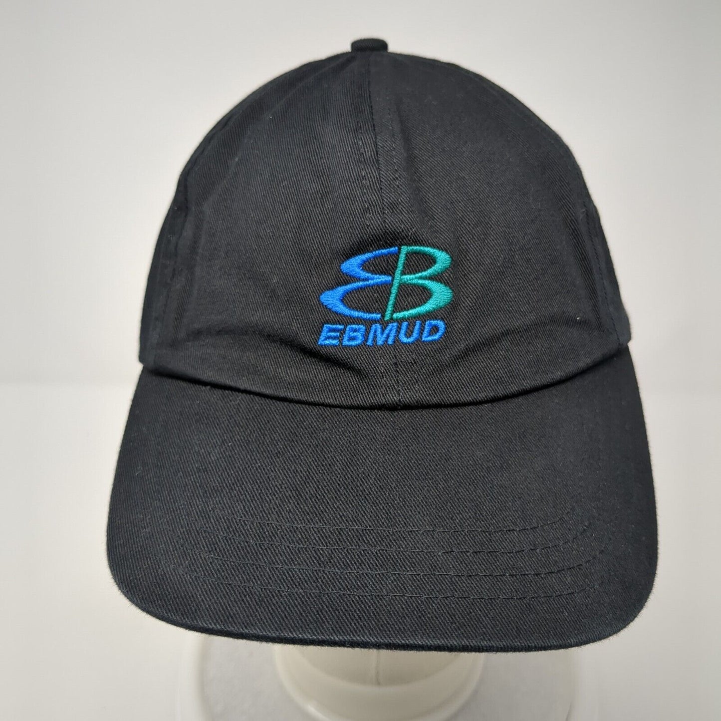 Ebmud Slideback Hat Black One Size Adjustable 6 Panel Port & Company