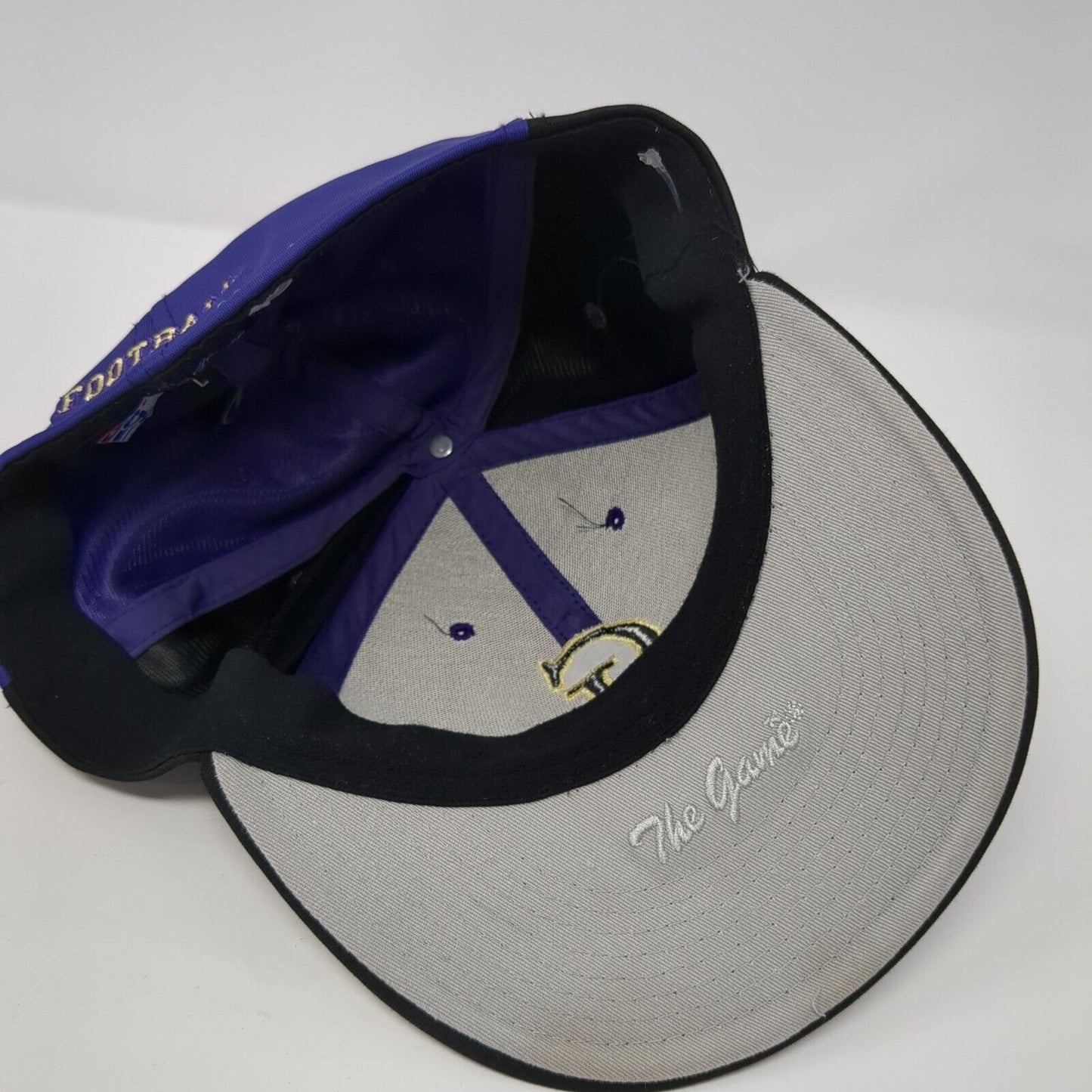CI Football Fitted Hat Multi Large Embroidered Colorblock The Game Pro