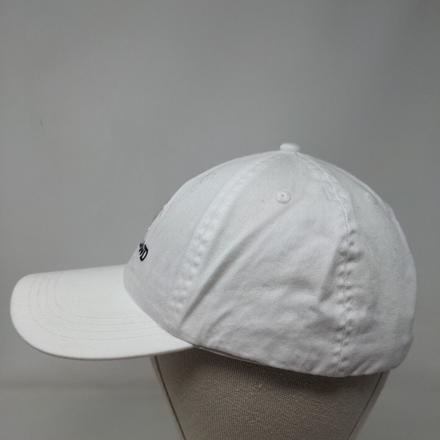 Block Island Ladies Slideback Hat White One Size Adjustable Ladies Cut Kate Lord