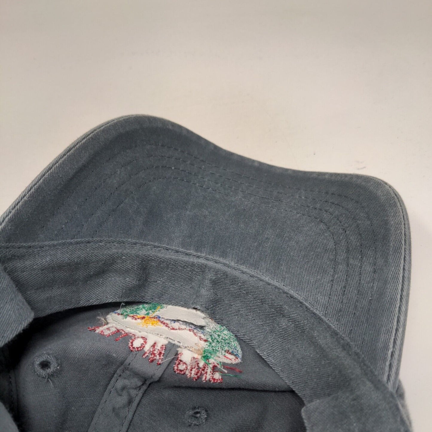Yellow Pine Idaho Slideback Hat Gray One Size Embroidered Port & Company