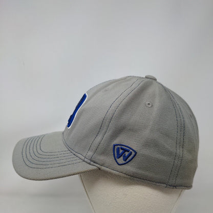 Duke Blue Devils Fitted Hat Gray OSFA Embroidered Logo Hit Top of the World