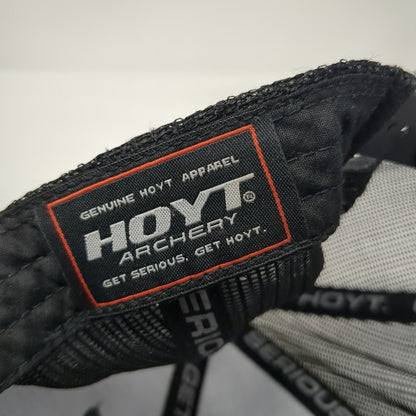 Hoyt Trucker Hat Gray One Size Archery Hunting Logo Mesh Back Snapback Cap Gear