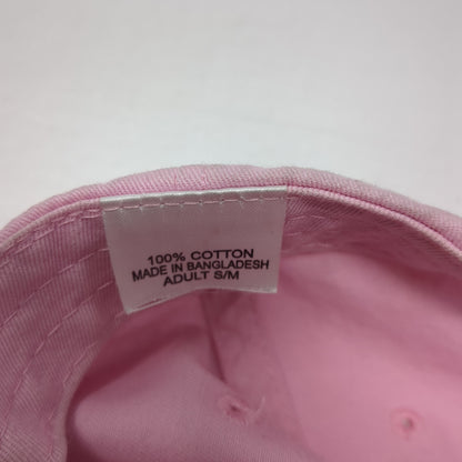 Marco Island Florida Slideback Hat Pink Medium Adjustable Embroidered
