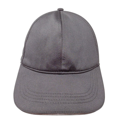 Unbranded Strapback Hat Black OSFA Adjustable 6 Panel Solid Outdoor
