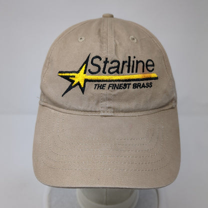 Starline The Finest Brass Slideback Hat Brown One Size Adjustable