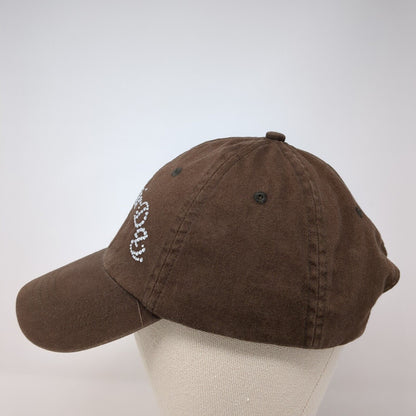 Bad Hair Day Slideback Hat Brown OS Adjustable Rhinestone Headshots KC Caps