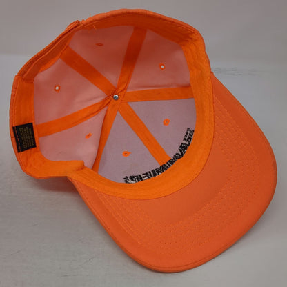 Orange Baseball Cap One Size Hammer & Co Home Improvement Logo Strapback Hat