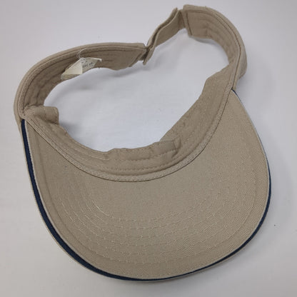 Zoo Dude Adult Sun Visor Hat Brown One Size Adjustable Strap Saint Louis Zoo