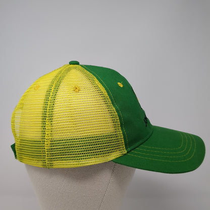 John Deere Logo Mesh Back Trucker Hat Multicolor One Size Adjustable