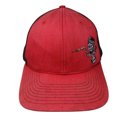 Richardson Snapback Mesh Back Trucker Hat Multi One Size Colorblock