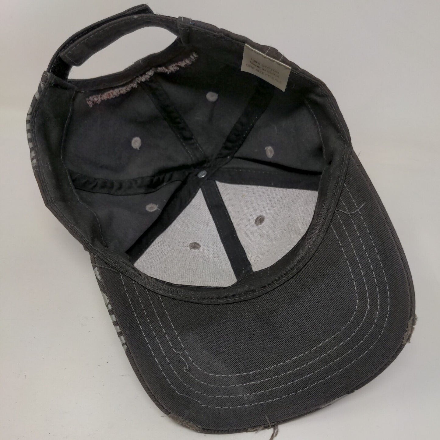 Monster Jam Advance Auto Parts Strapback Hat Gray OSFA Adjustable 6 Panel