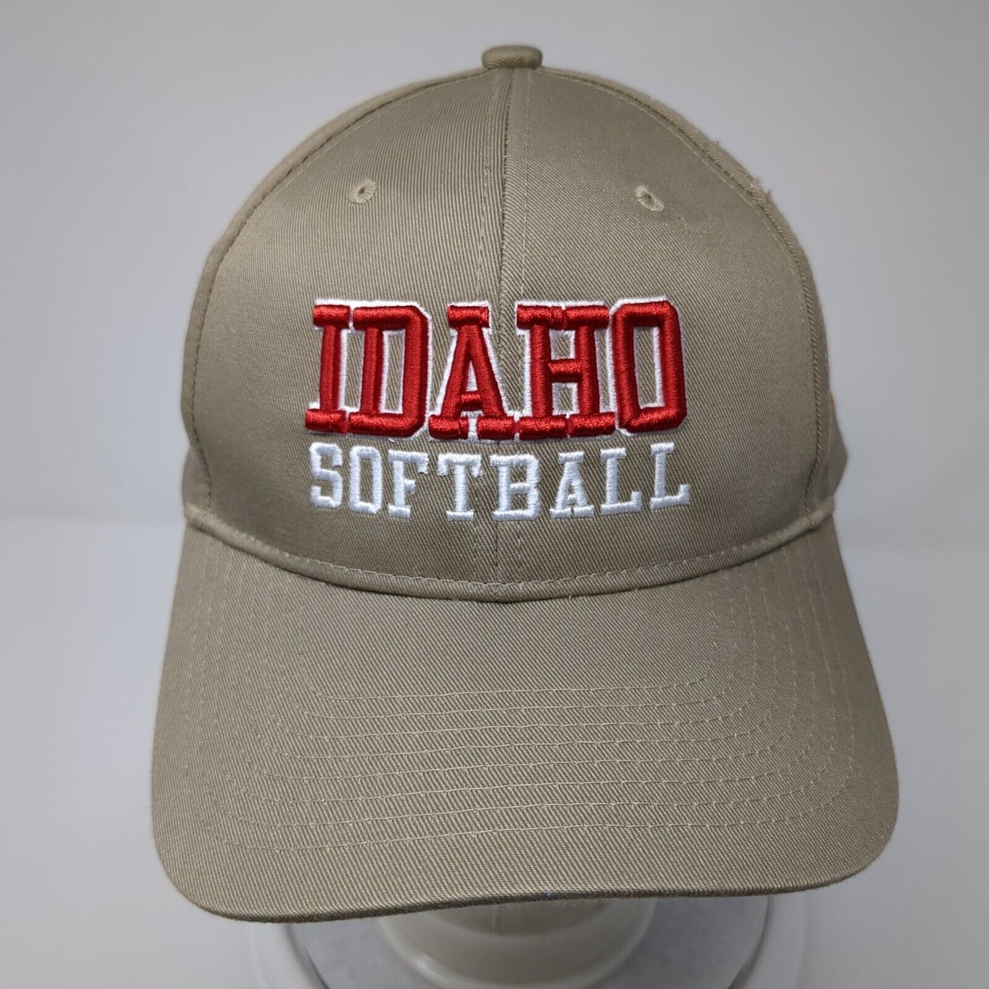 Idaho Softball Project Filter Snapback Hat Tan OS Adjustable Port Authority