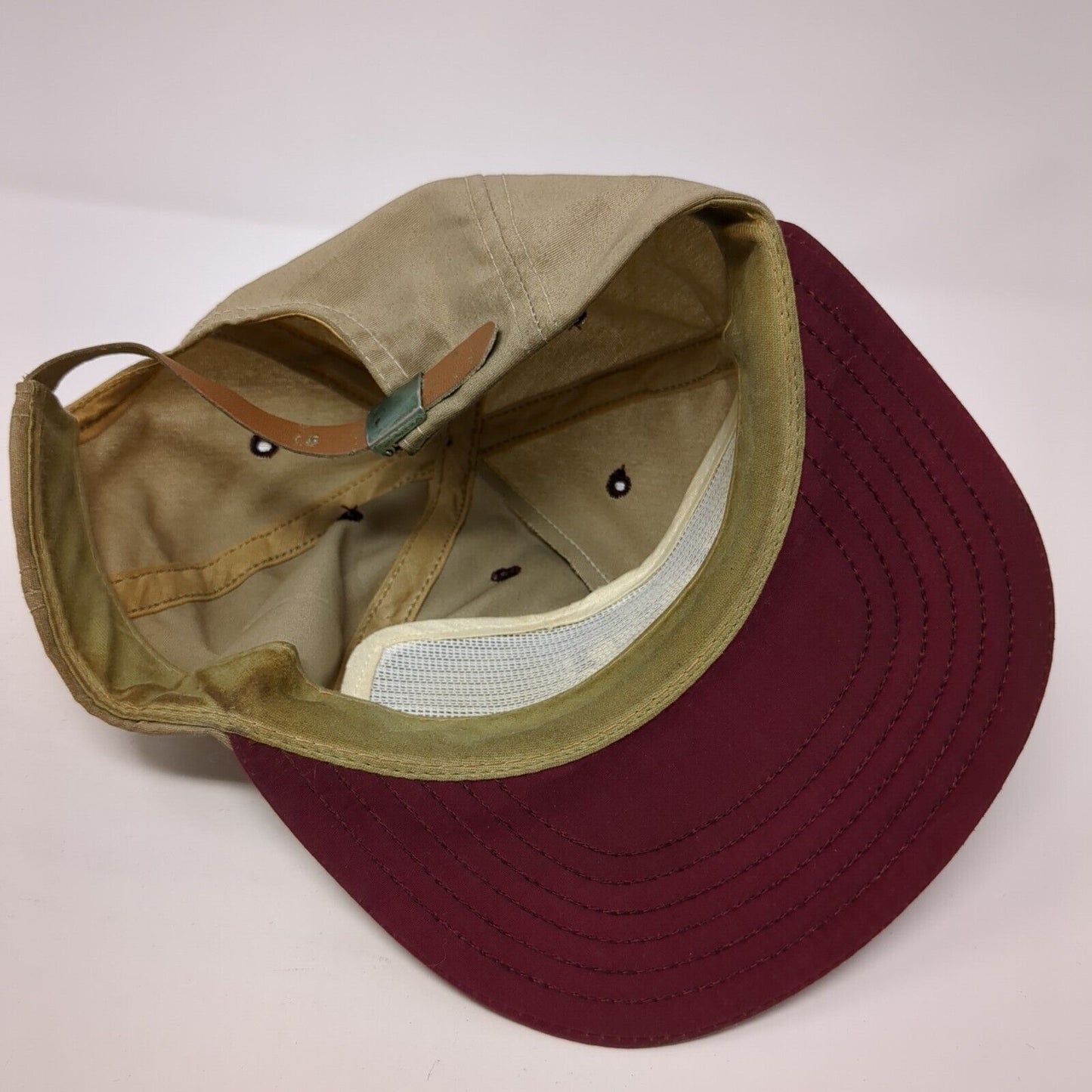 Champ Slideback Hat Multi One Size Adjustable Leather Strap Colorblock