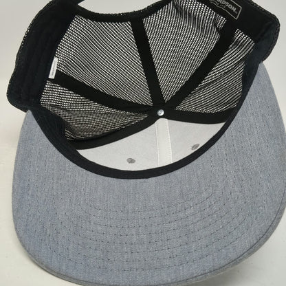 Richardson Trucker Hat Gray One Size Mesh Snapback 112 Potter Logo Embroidered