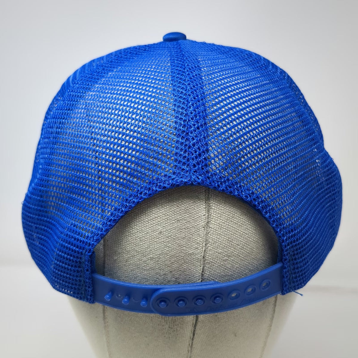 Designer Award Trucker Hat Blue One Size Mesh Snapback USA Eagle Patriotic Patch