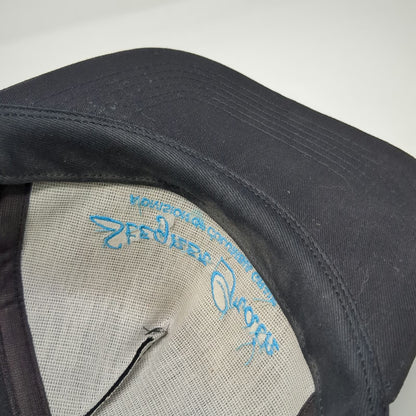 Black Trucker hat Vintage Snapback Stegner Grain Columbia Agriculture Embroider