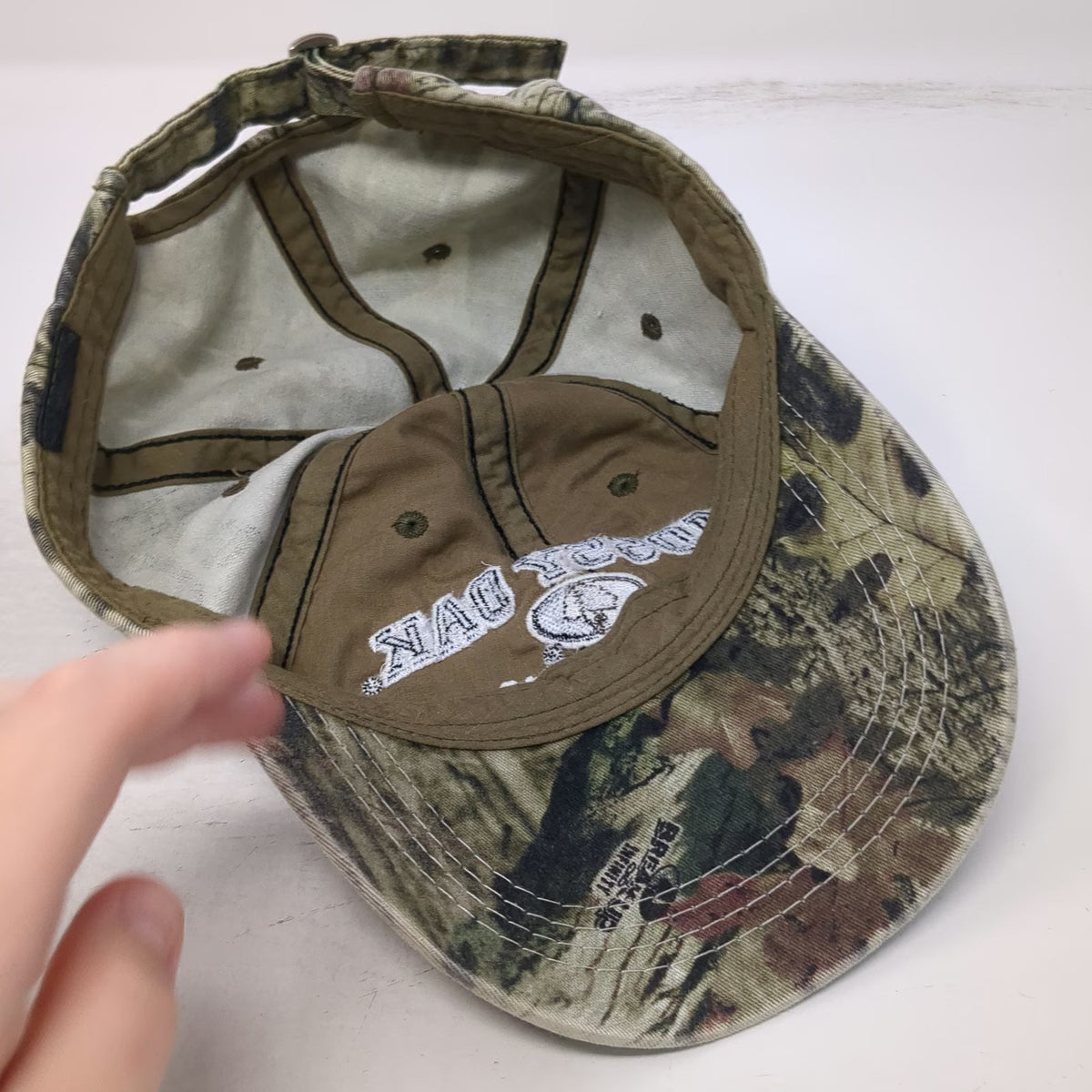 Mossy Oak Outdoor Gear Baseball Cap Green Camo One Size Adjustable Slideback Hat