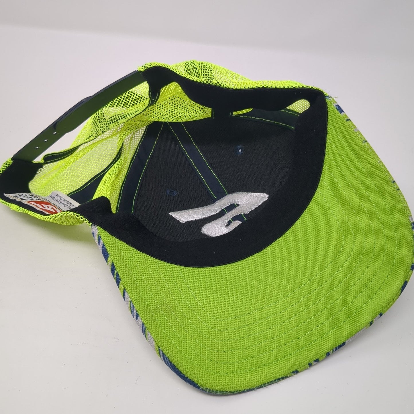 Snap-on Snapback Trucker Hat Multicolor One Size Adjustable Mesh Back Polyester