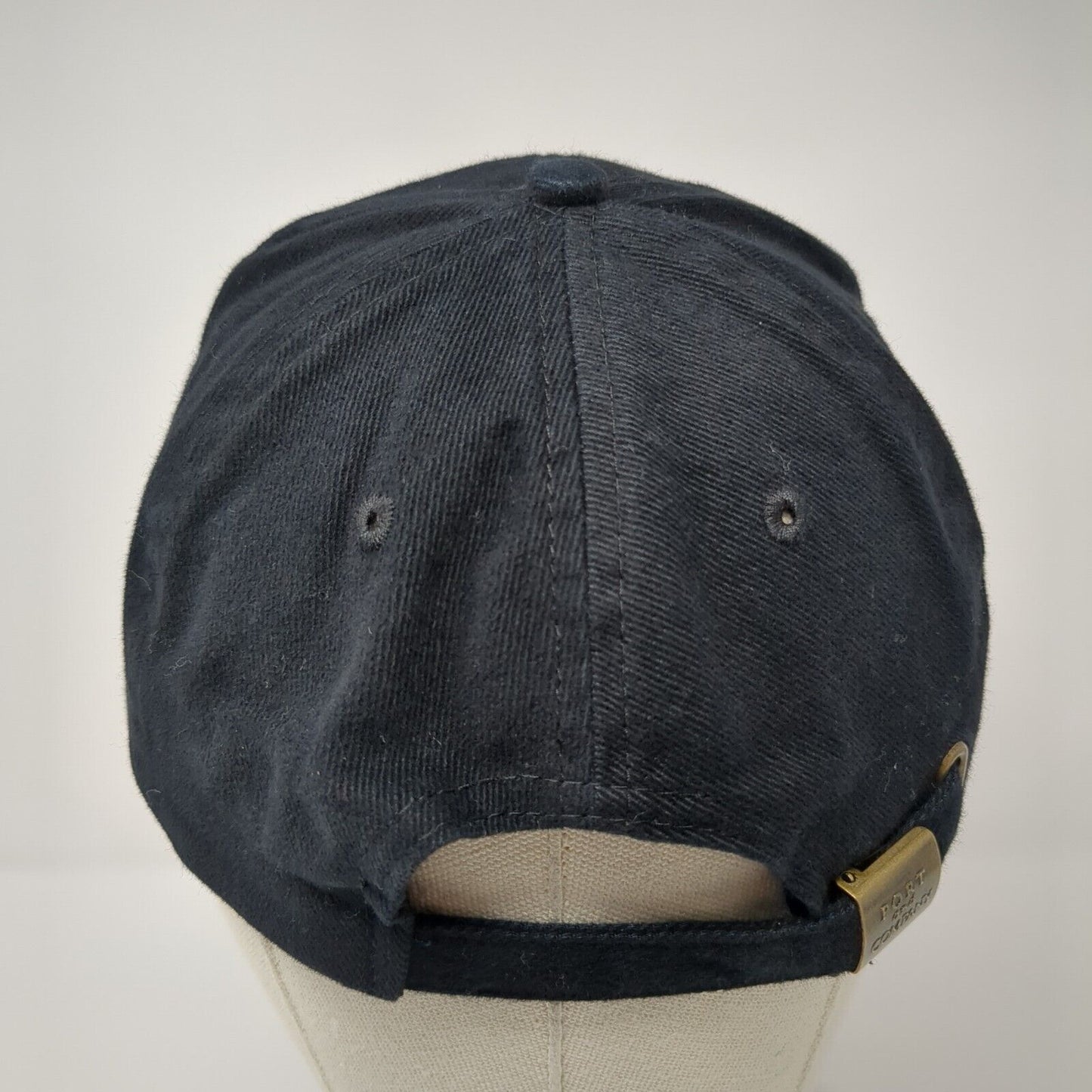 Onrel Slideback Hat Black OSFA Adjustable Embroidered Port & Company Cotton
