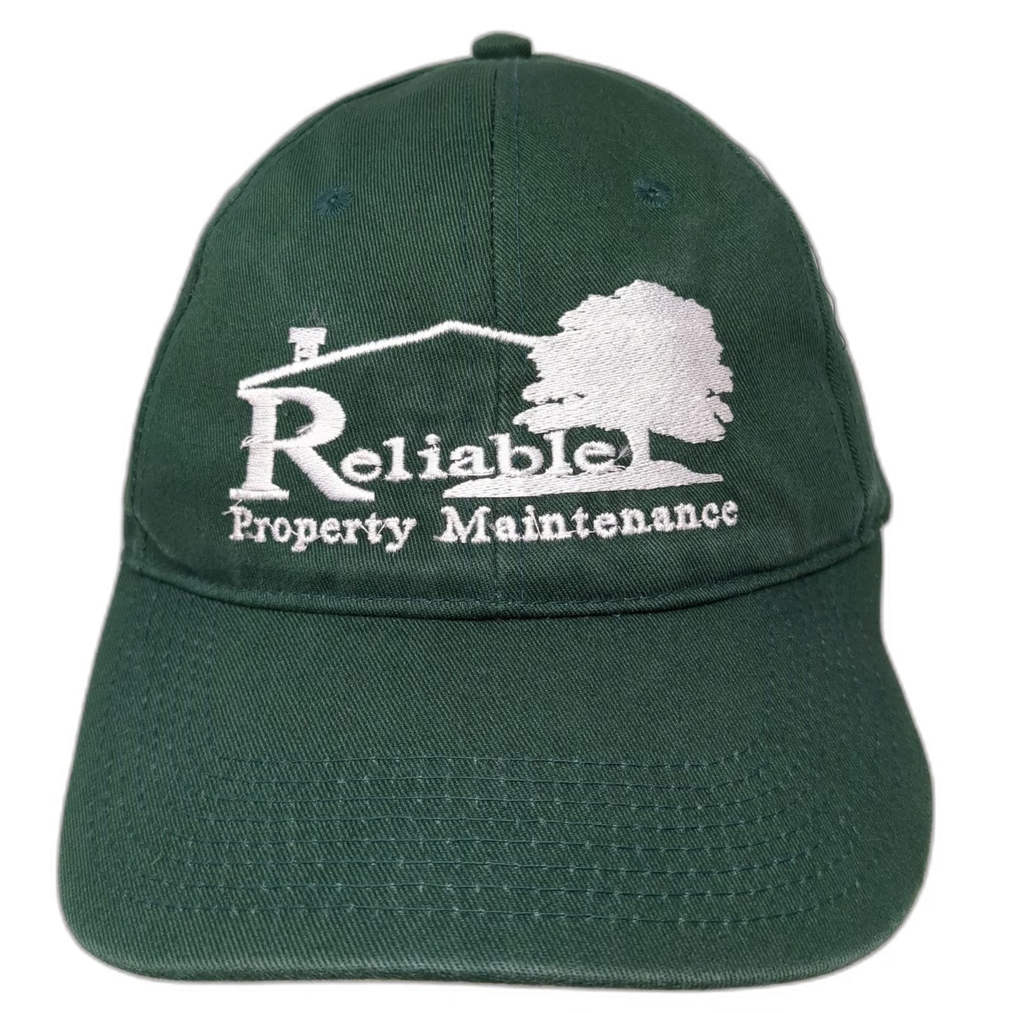 Bayside Baseball Cap Green OSFM Reliable Property Maintenance Made in USA Hat