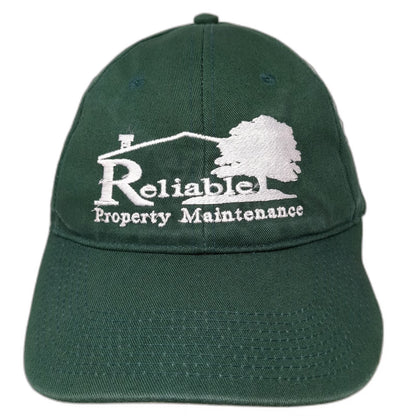 Bayside Baseball Cap Green OSFM Reliable Property Maintenance Made in USA Hat
