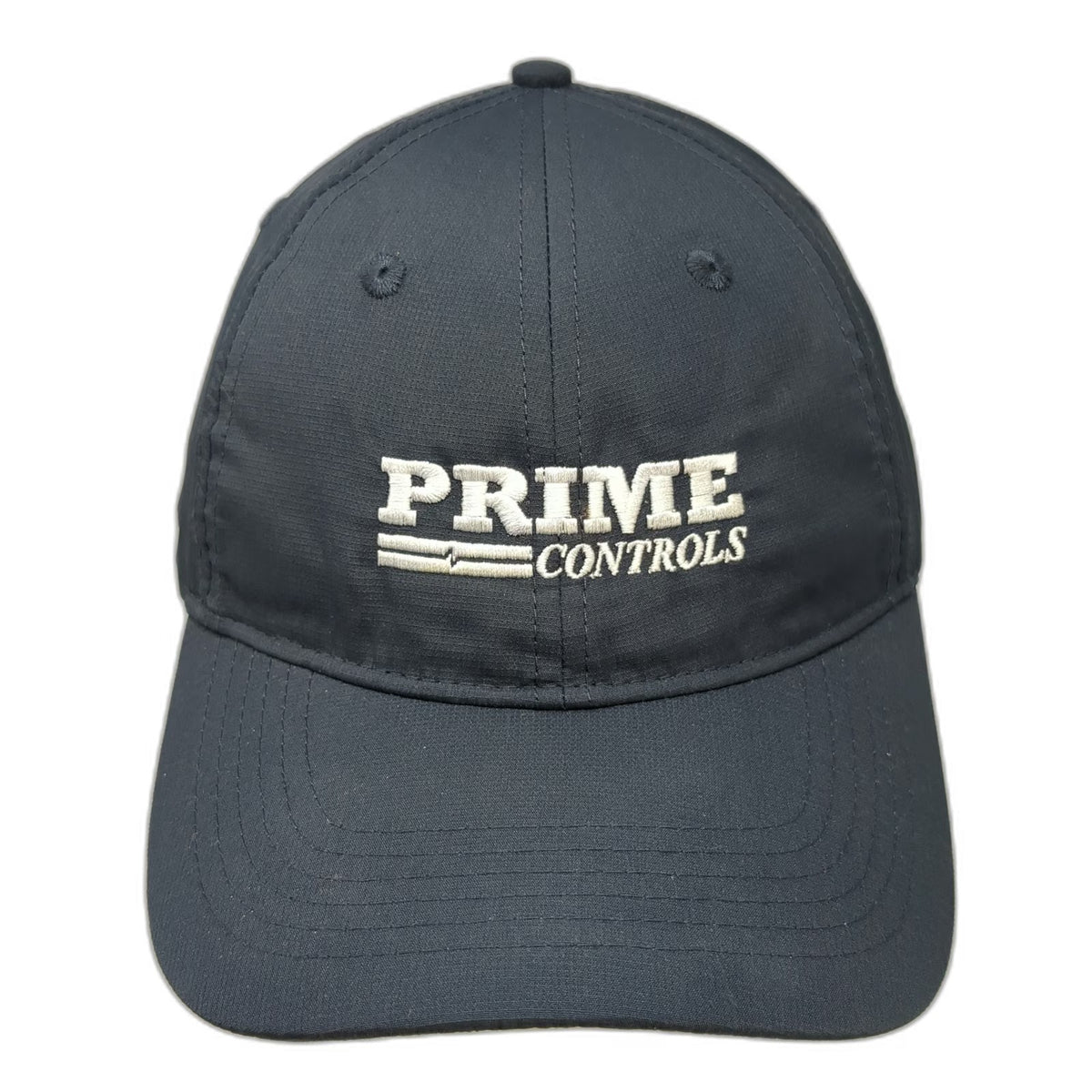 Adams Baseball Cap Gray One Size Prime Controls Logo Performance Polyester Hat