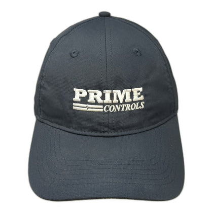 Adams Baseball Cap Gray One Size Prime Controls Logo Performance Polyester Hat