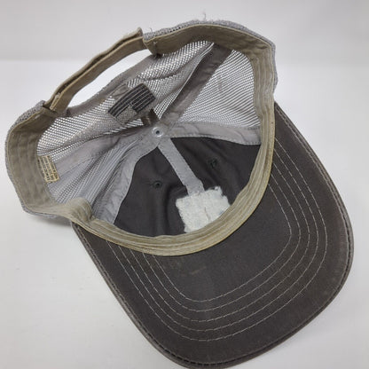 Vertx Patch Strapback Mesh Back Trucker Hat Gray One Size Adjustable