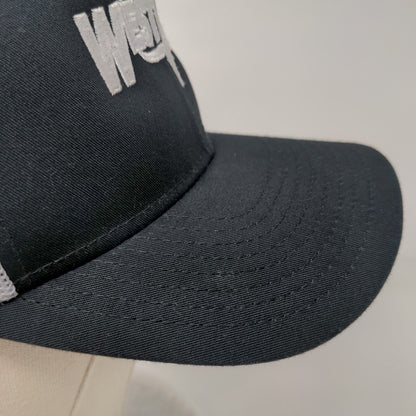 Westland Snapback Trucker Hat Black OS Adjustable Mesh Back Pacific Headwear