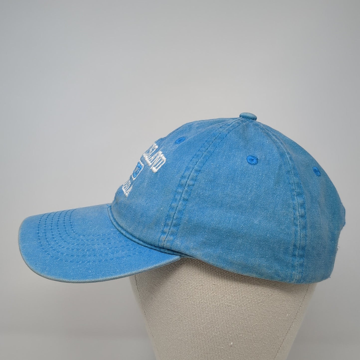 Tybee Island Georgia Strapback Hat Blue One Size Adjustable Outback
